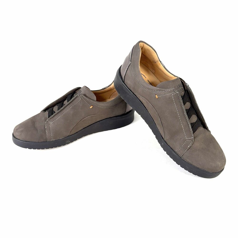 Samuel Hubbard MARIN Featherlight Women Gore-Lace Slip-On COMFORT shoes GRY 7.5W